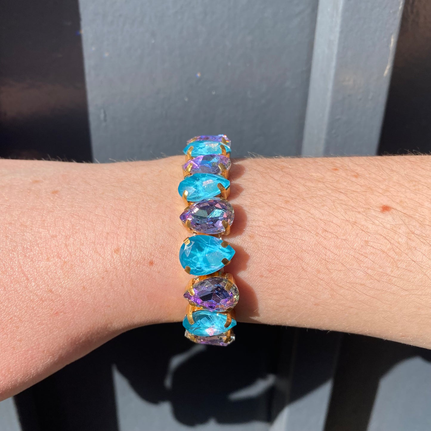 Bracelet Little Rain Lagoon et Rose - Opale Bijoux