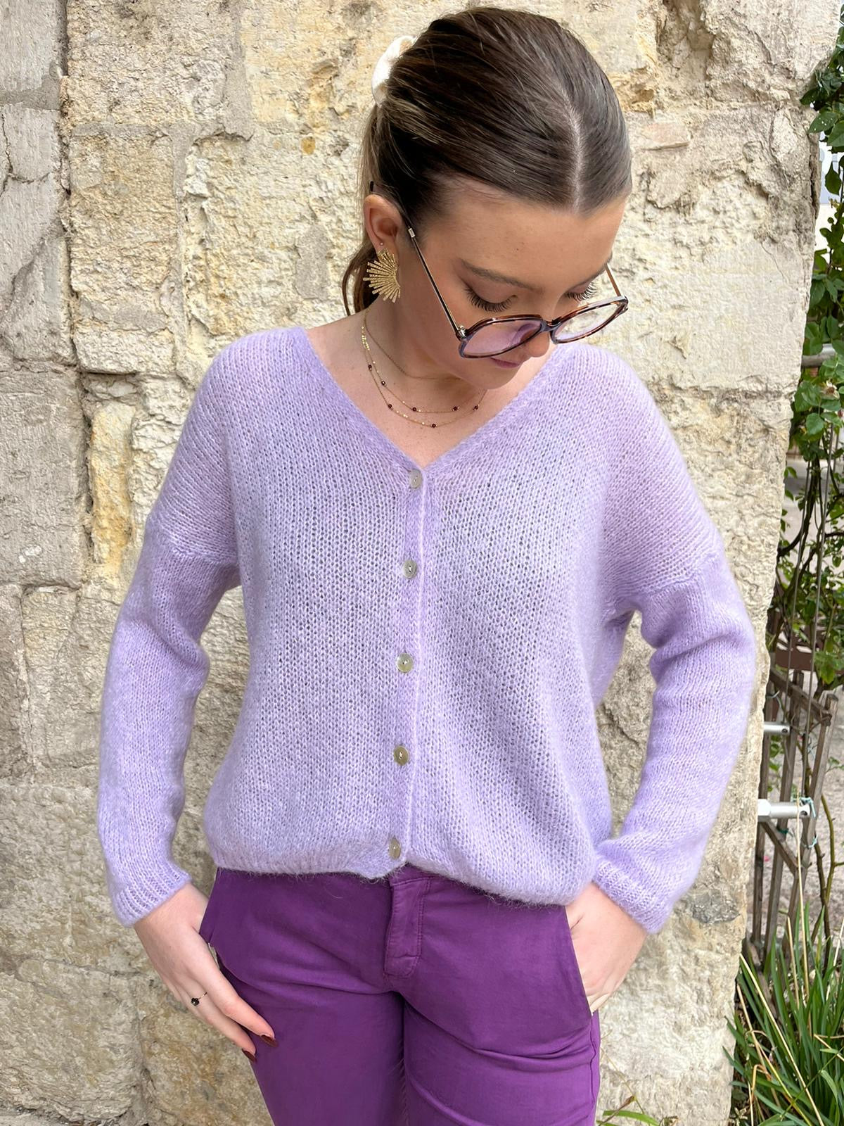 Gilet Garance - Lila