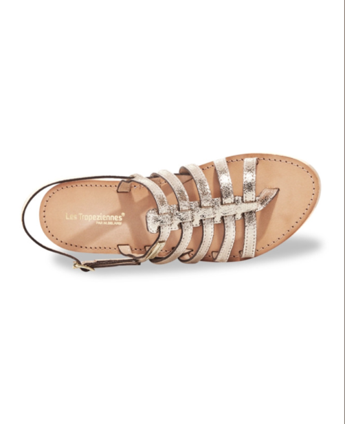 Chaussures Hika Or Craquelé - Les Tropéziennes Par M.Belarbi