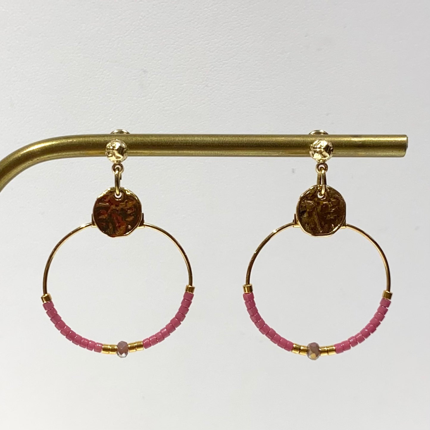 Boucles d'Oreilles Lila Rose - By Garance