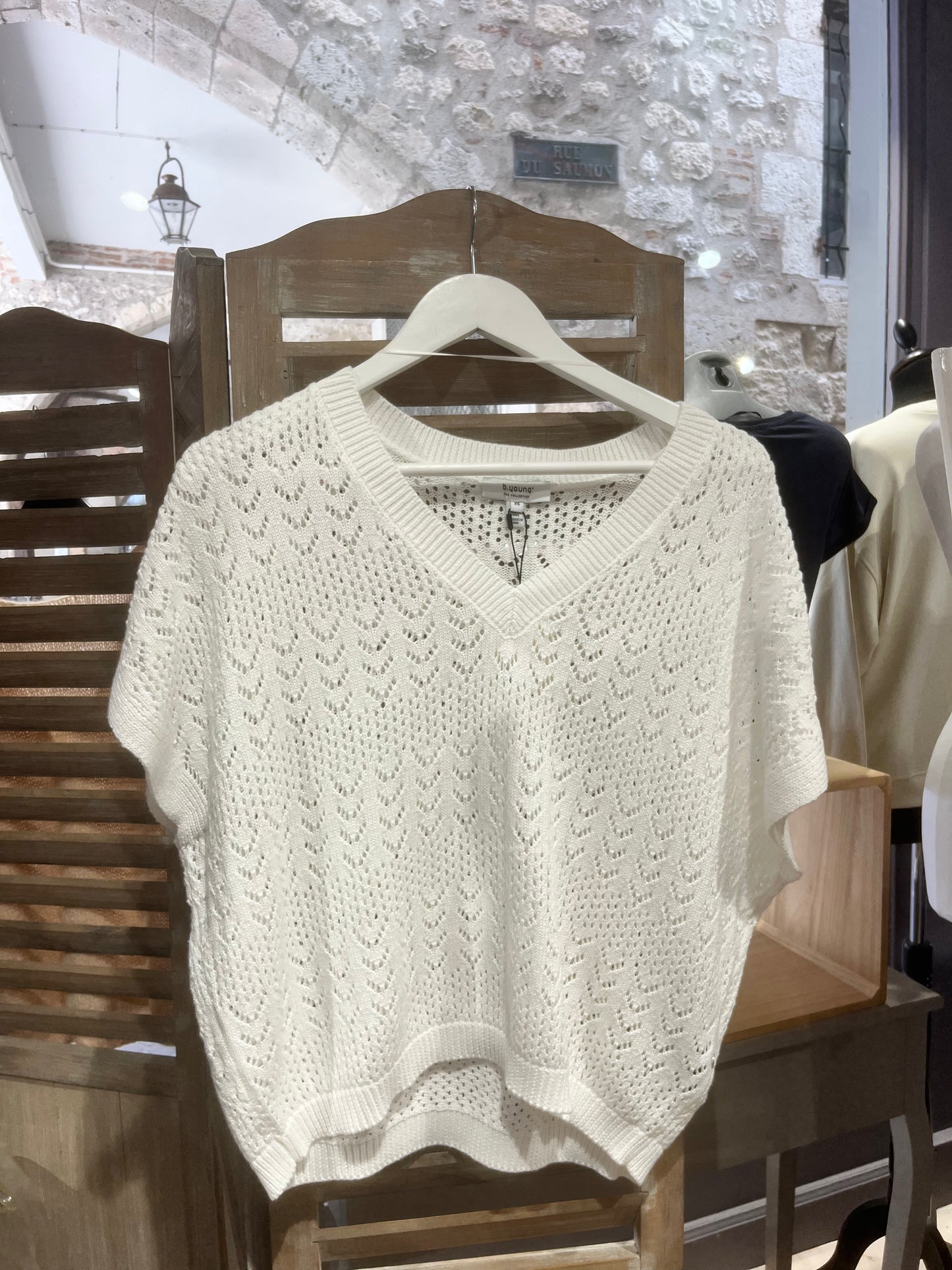 Pull SM Bymalie blanc