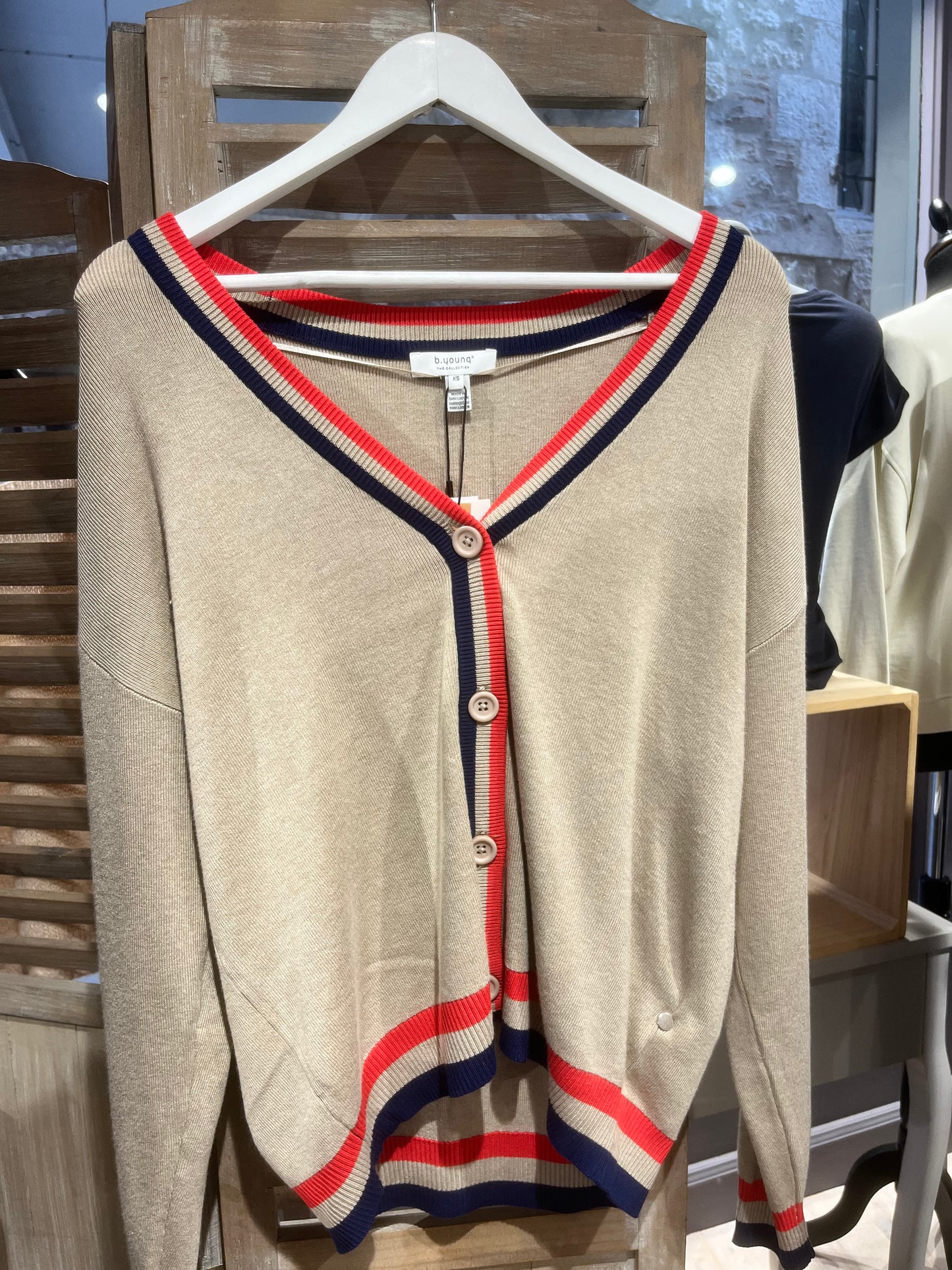 Cardigan bymmorla beige