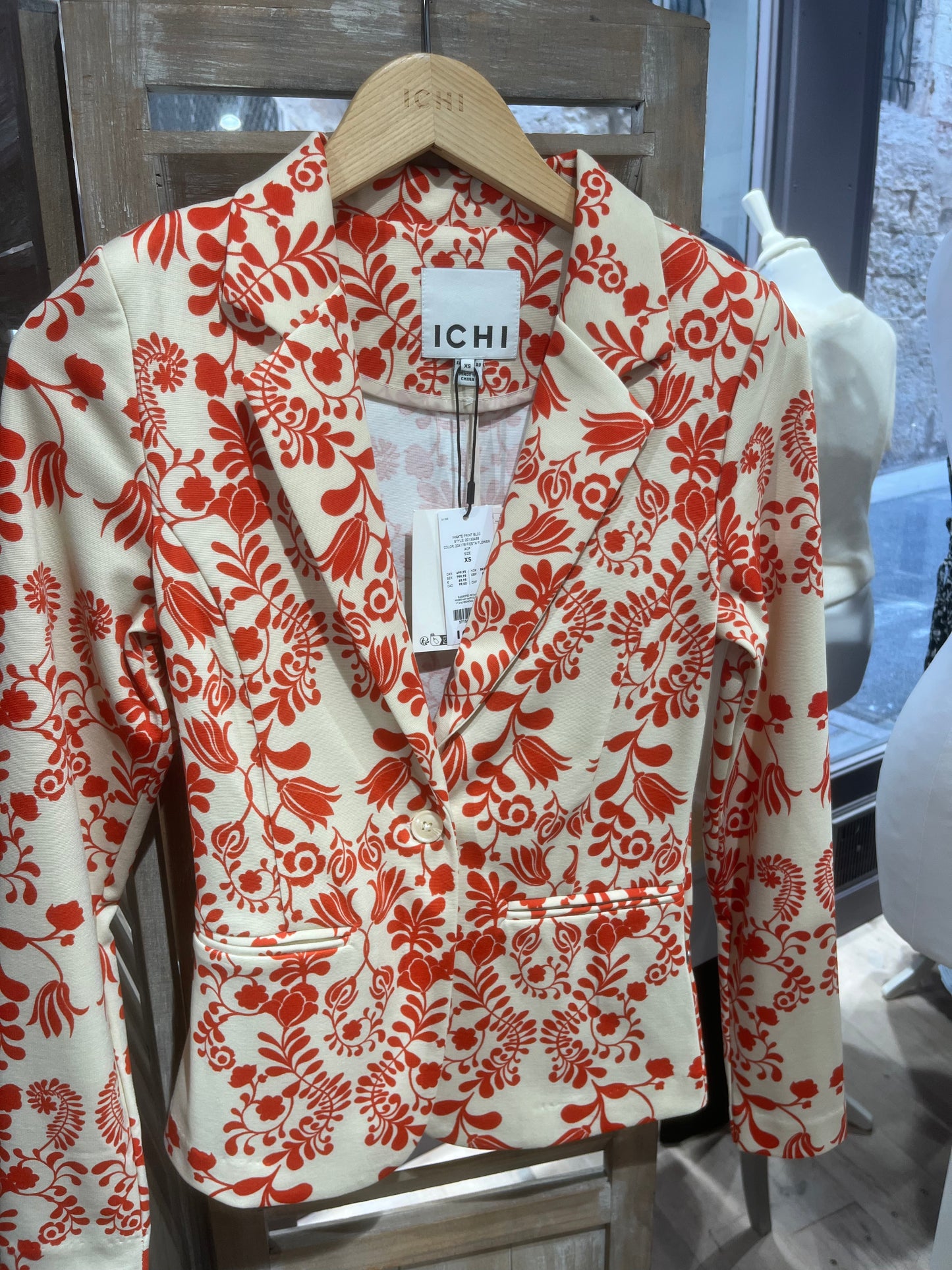 Blazer ihkate print fiesta flower