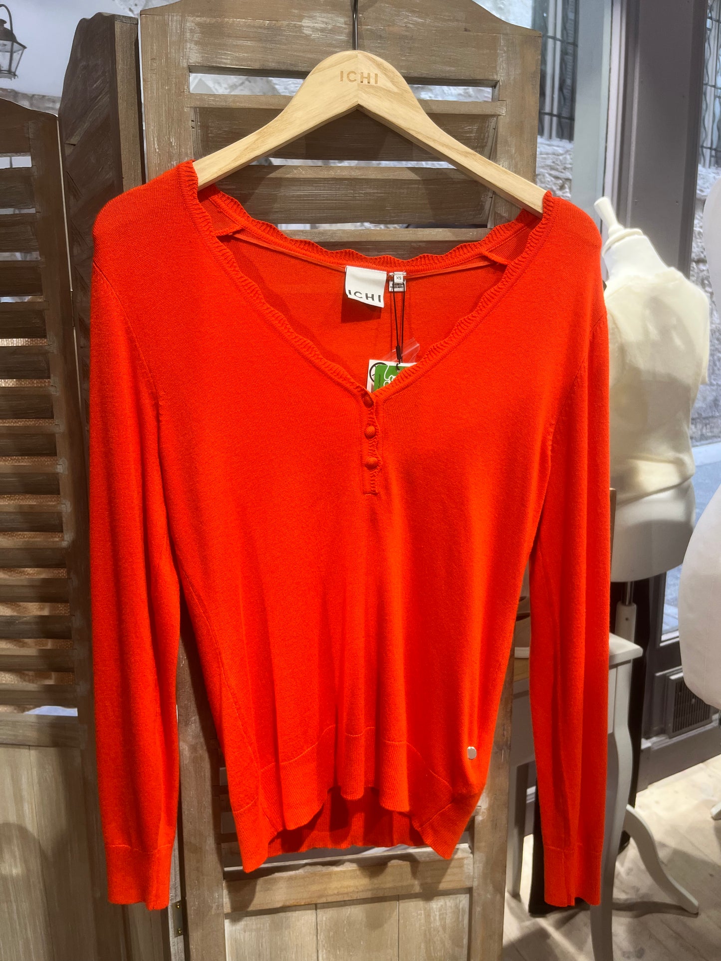 Pull V Ihdiane Orange