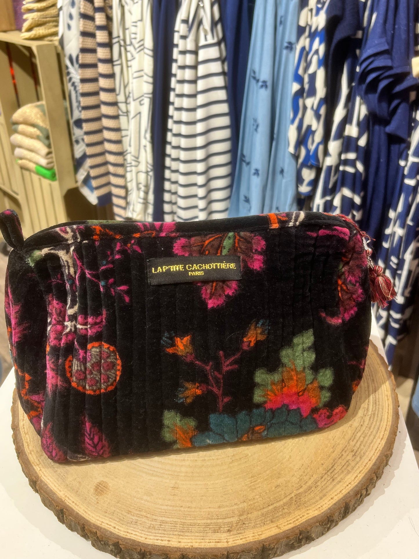 Trousse India Velours - Taille L - La P'tite Cachottière