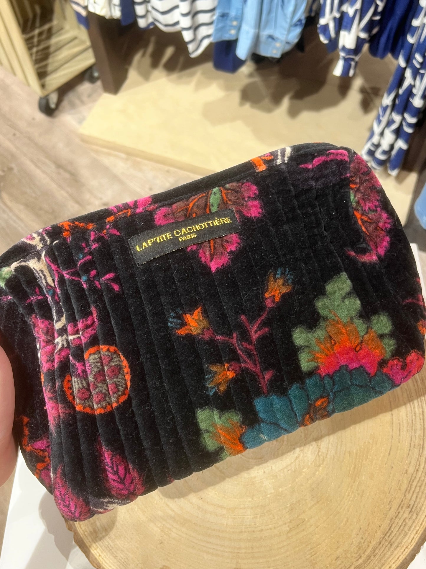 Trousse India Velours - Taille L - La P'tite Cachottière