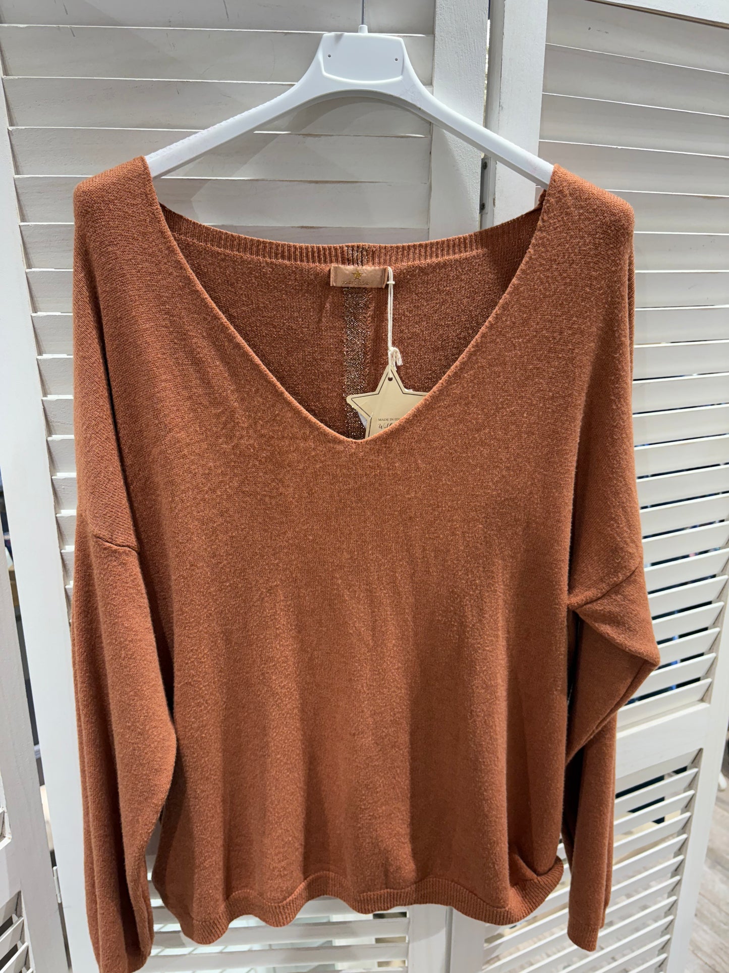 Pull v bande lurex