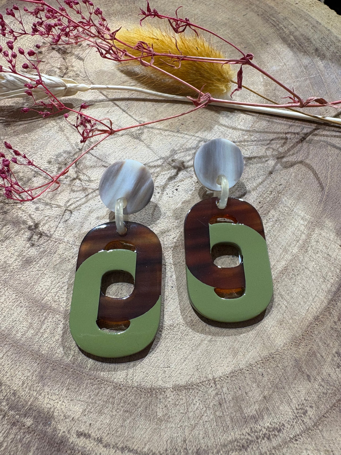 Boucle d'oreilles corne - Soyang
