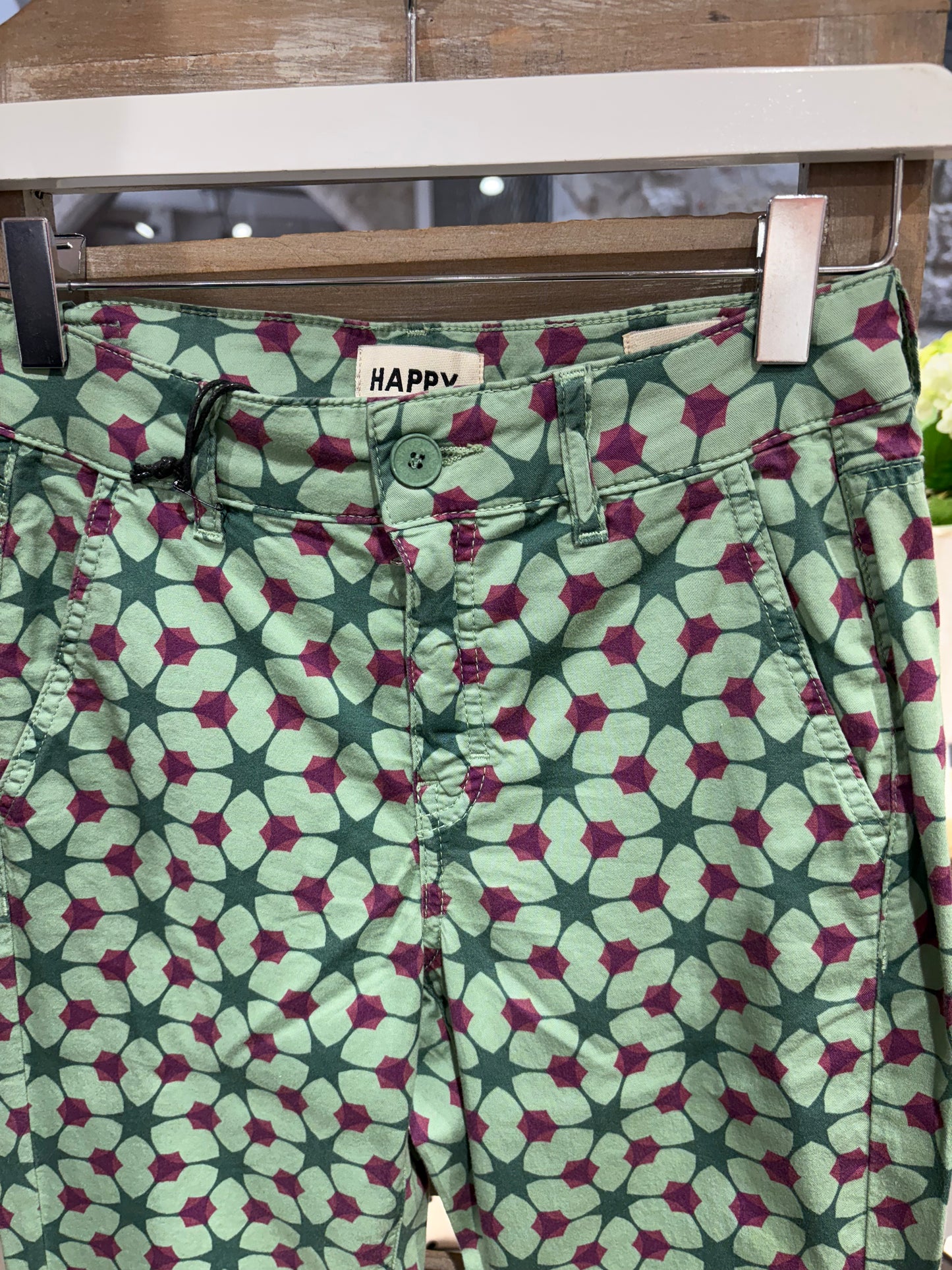 Pantalon Devon print geometrique