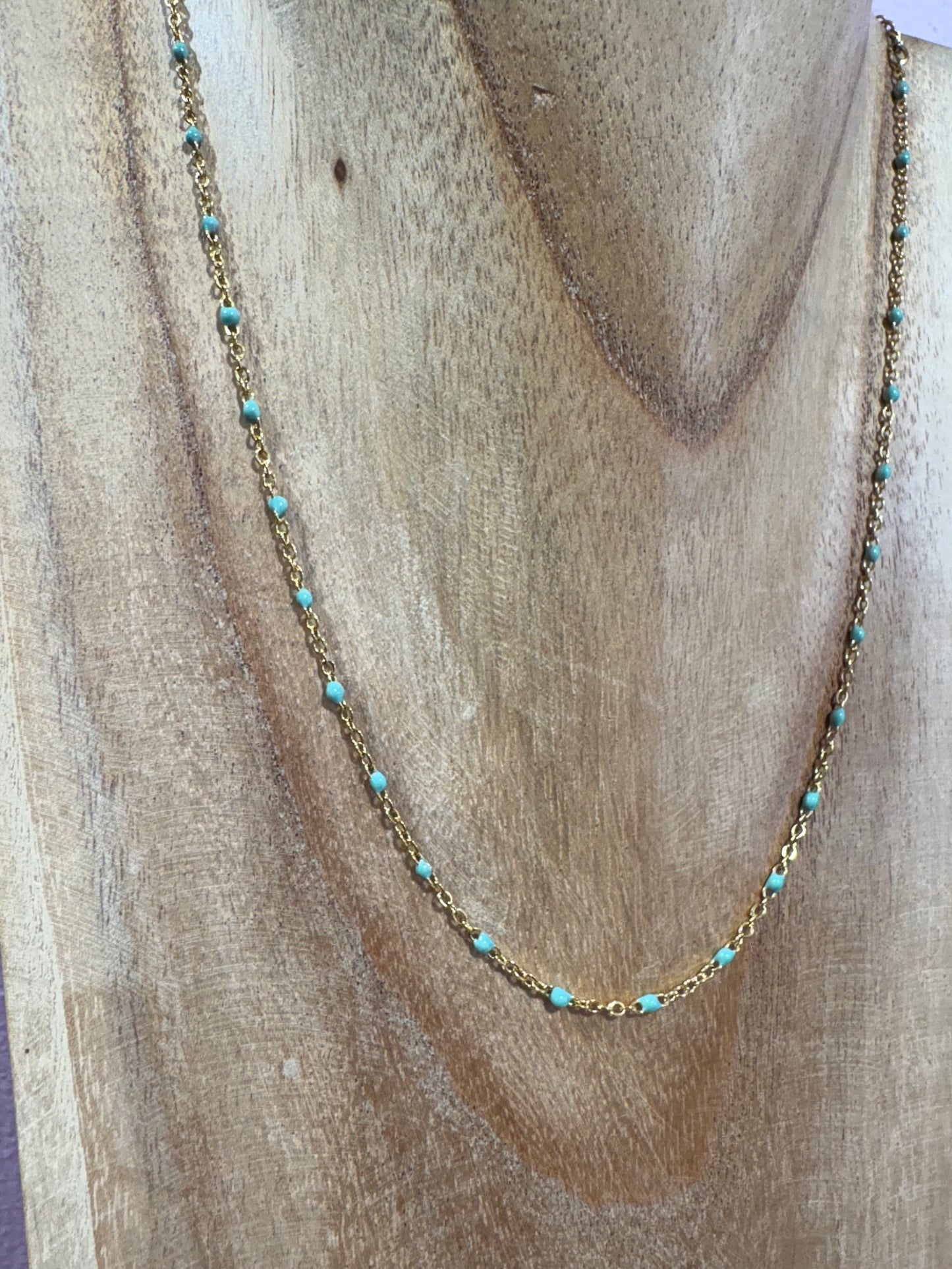 Collier Gigi Bleu clair