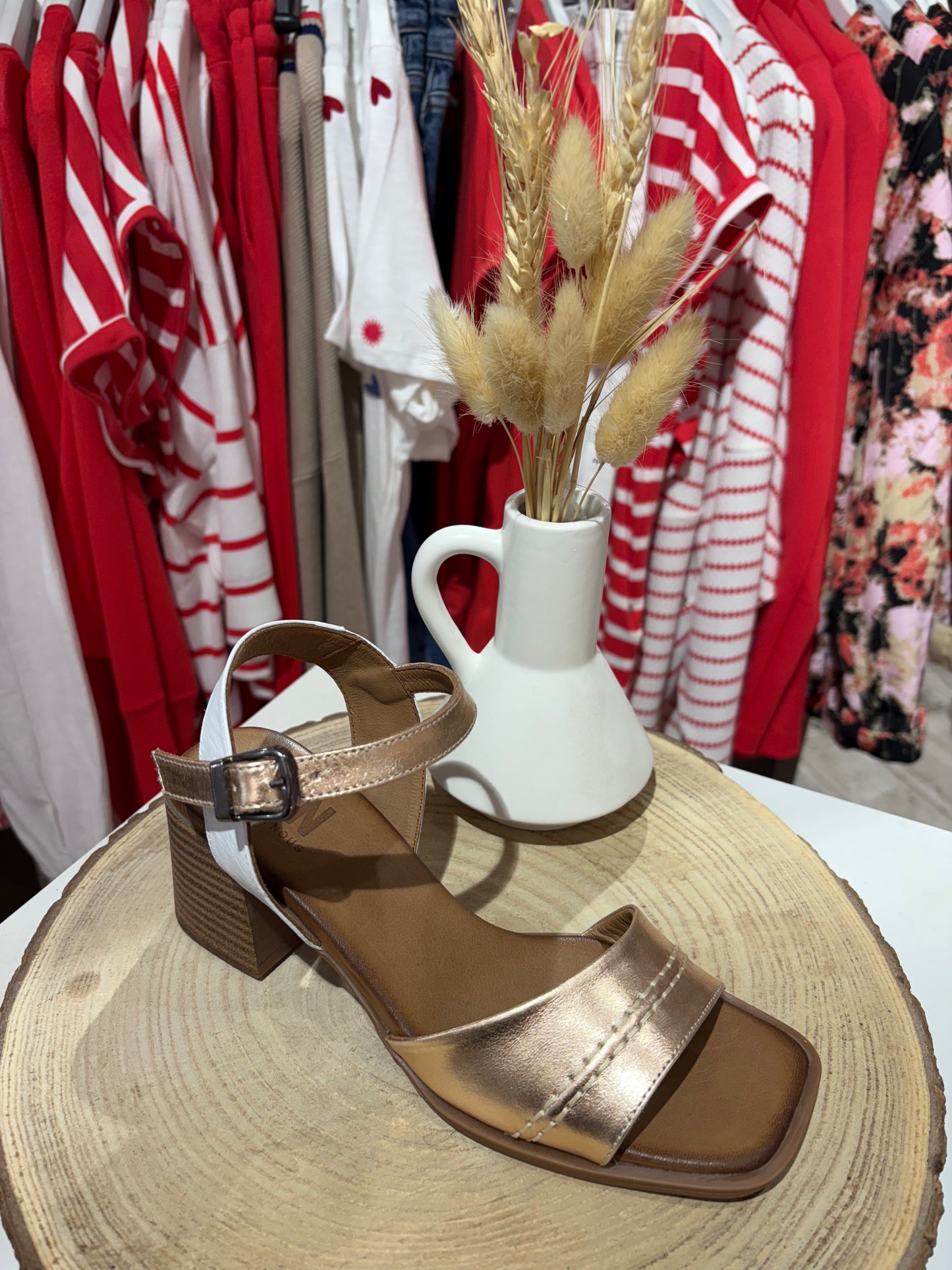 Chaussures recital nude or rose - elue par nous