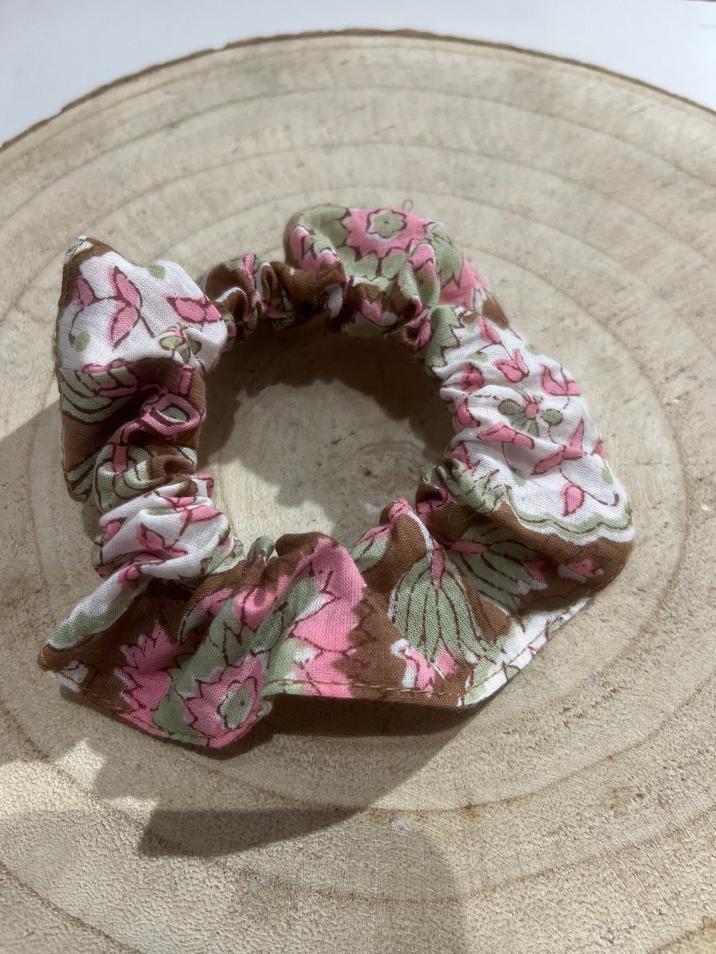 Chouchou Rose et Marron - La P'tite Cachottière