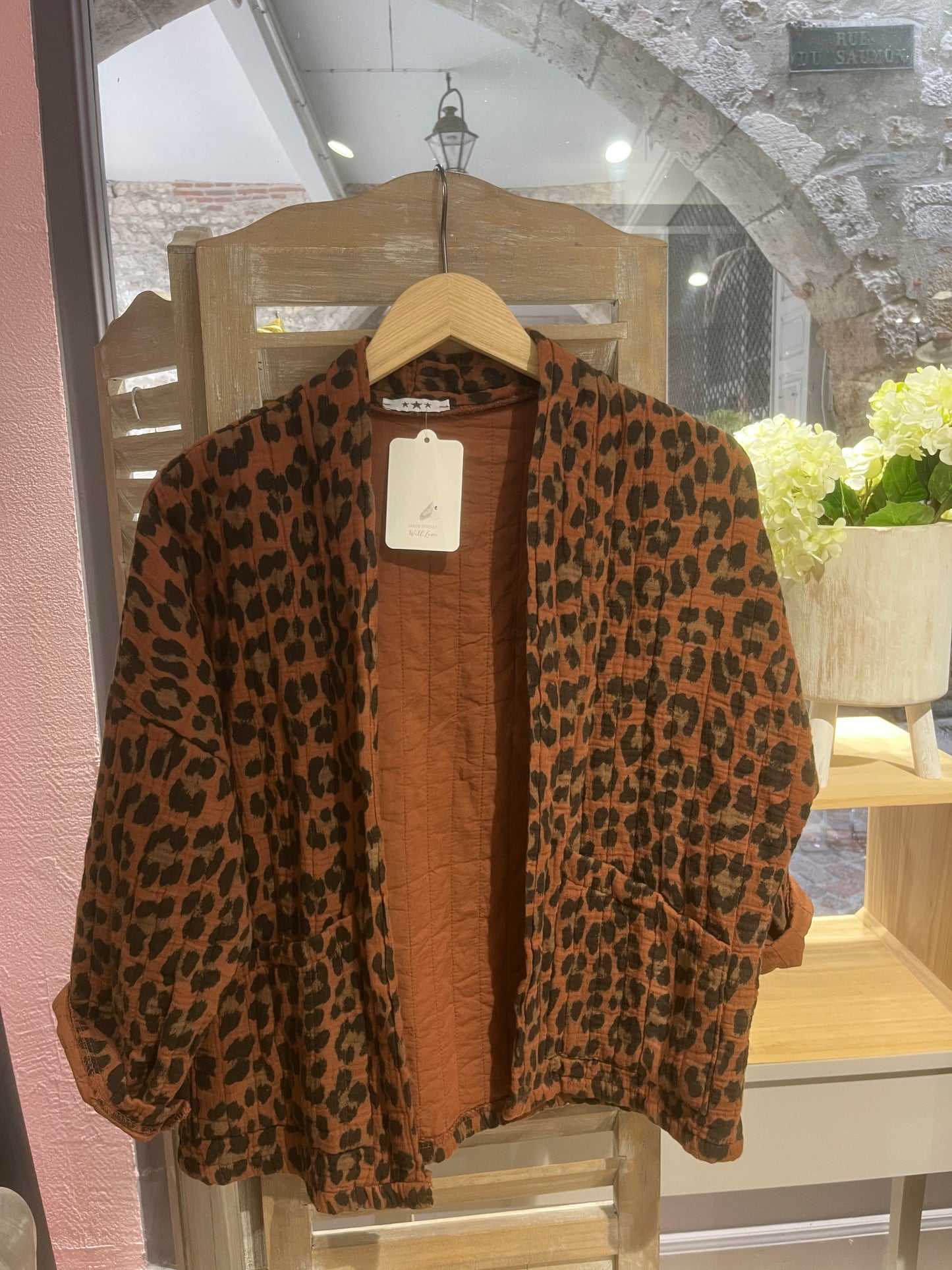 Veste matelassé Léo - Rouge bordeaux