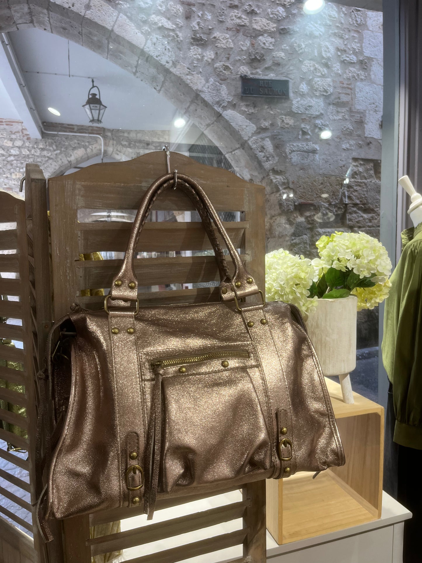 Sac CAPUCINE L Rose Gold