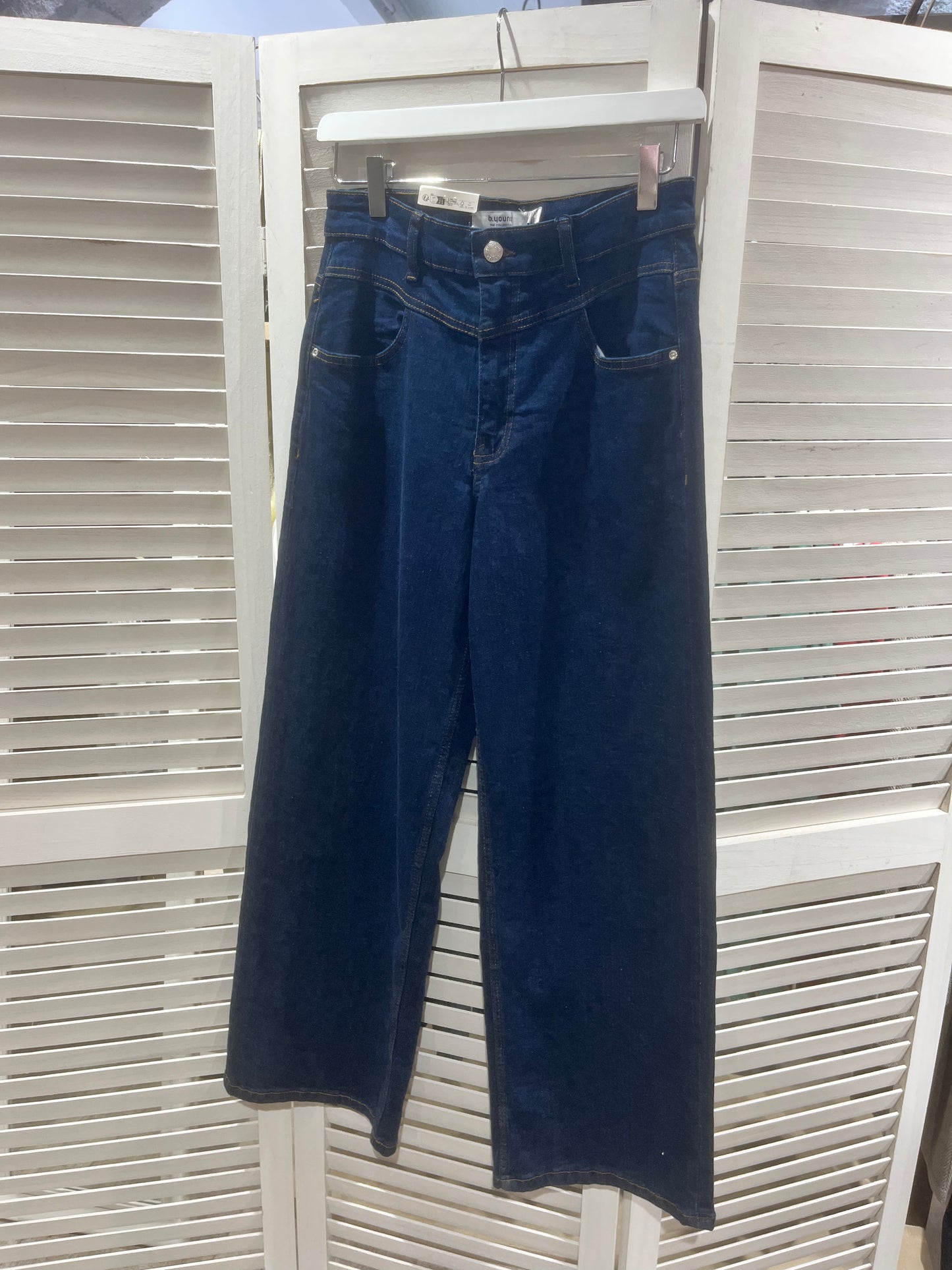 Pantalon Bykato cut bleu