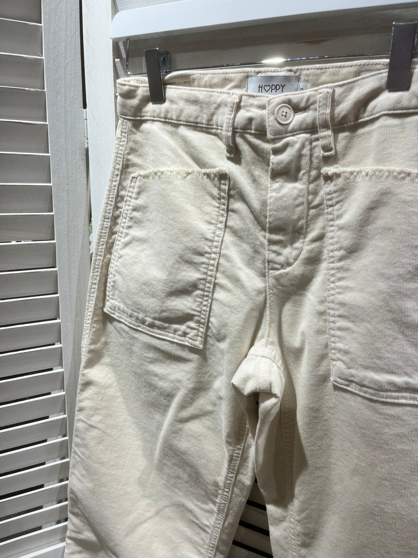Pantalon swetty velvet creemy