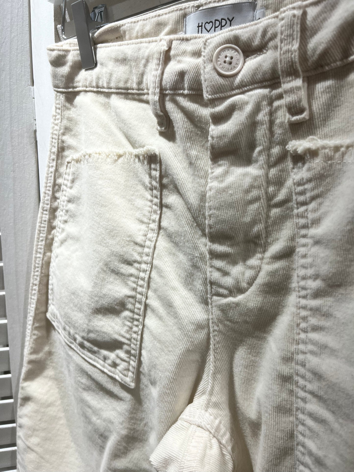 Pantalon swetty velvet creemy