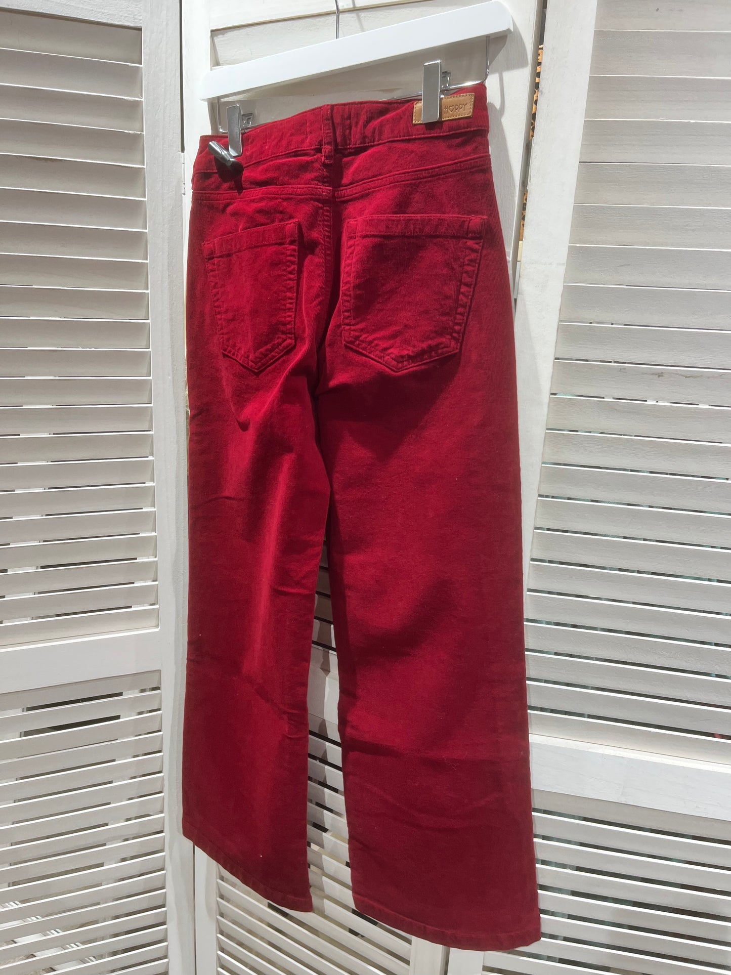 Pantalon owen velvet red dahlia