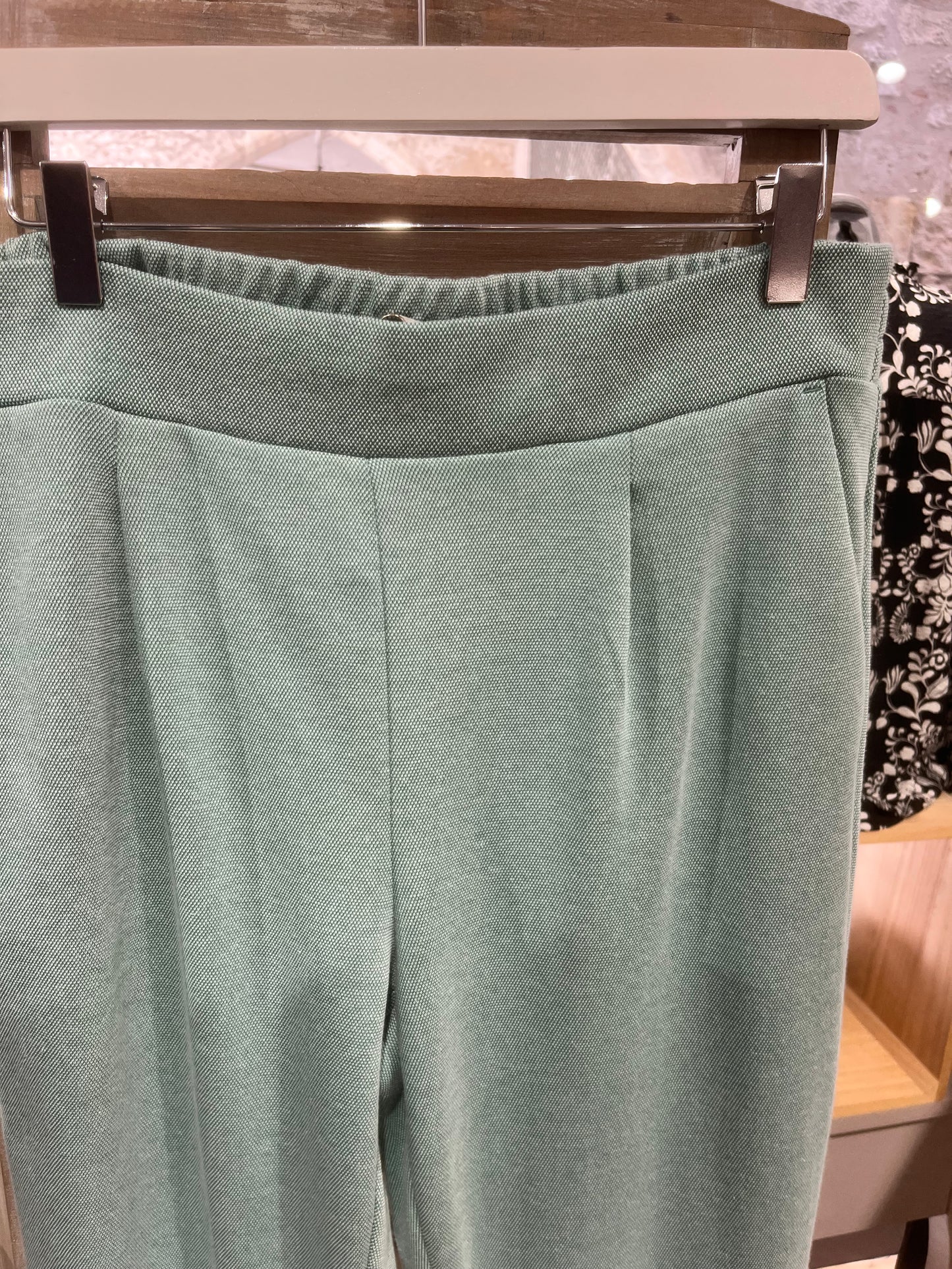 Pantalon ihkate pique beryl green