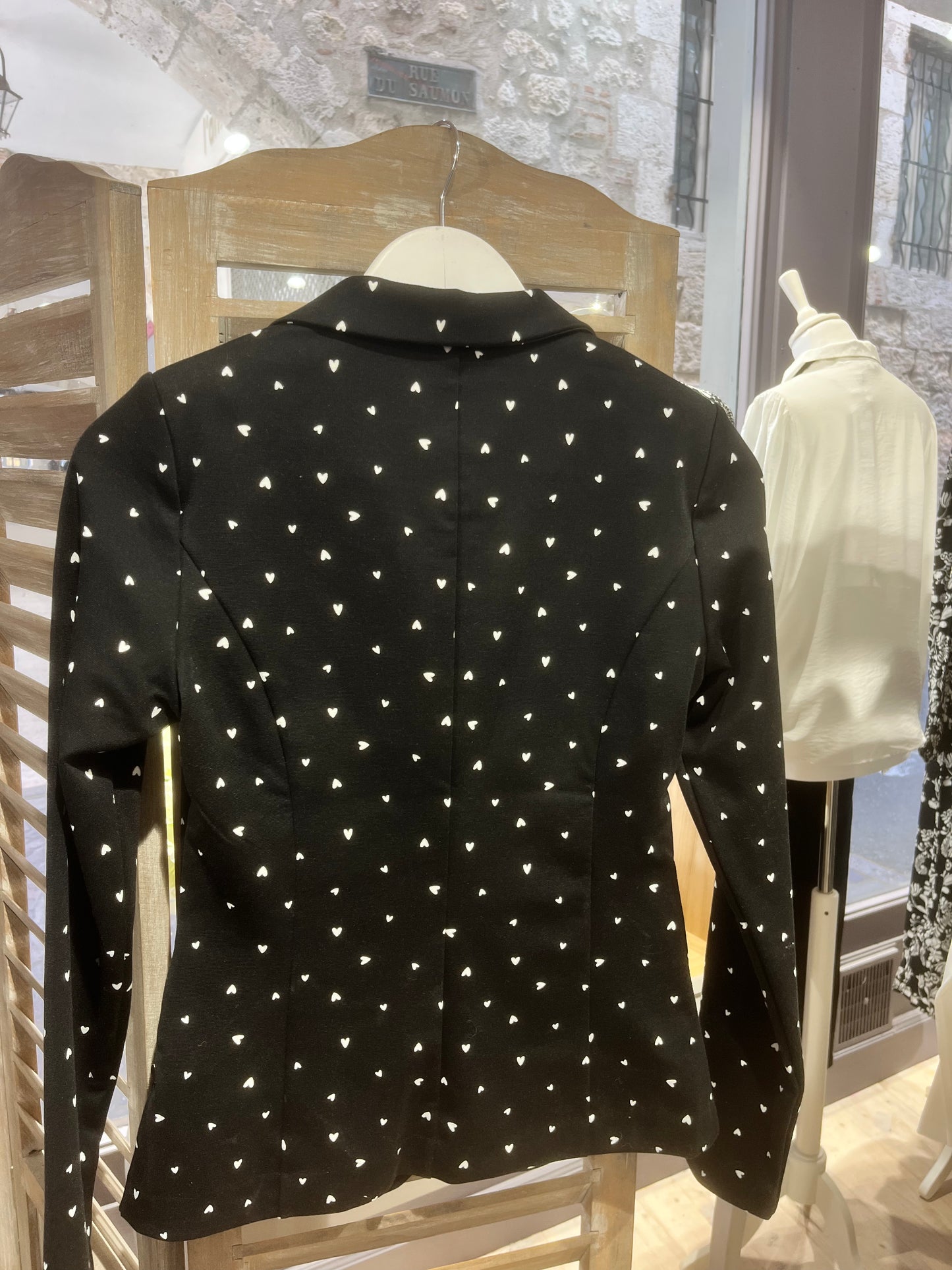 Blazer ihkate print black heart