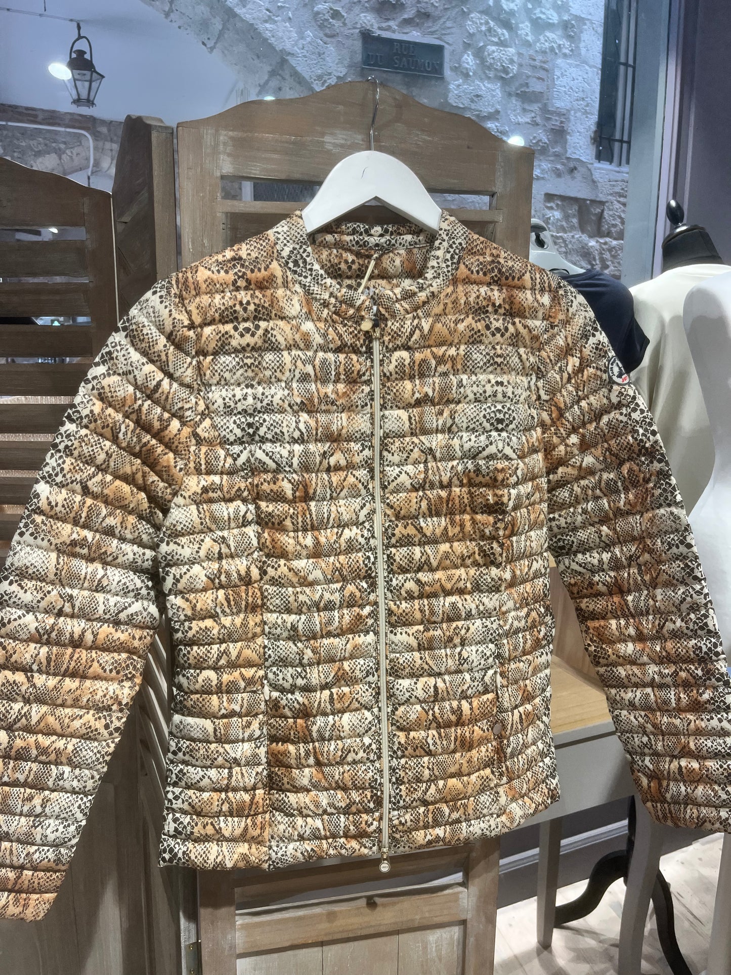 Manteau Jott sunny snake gold