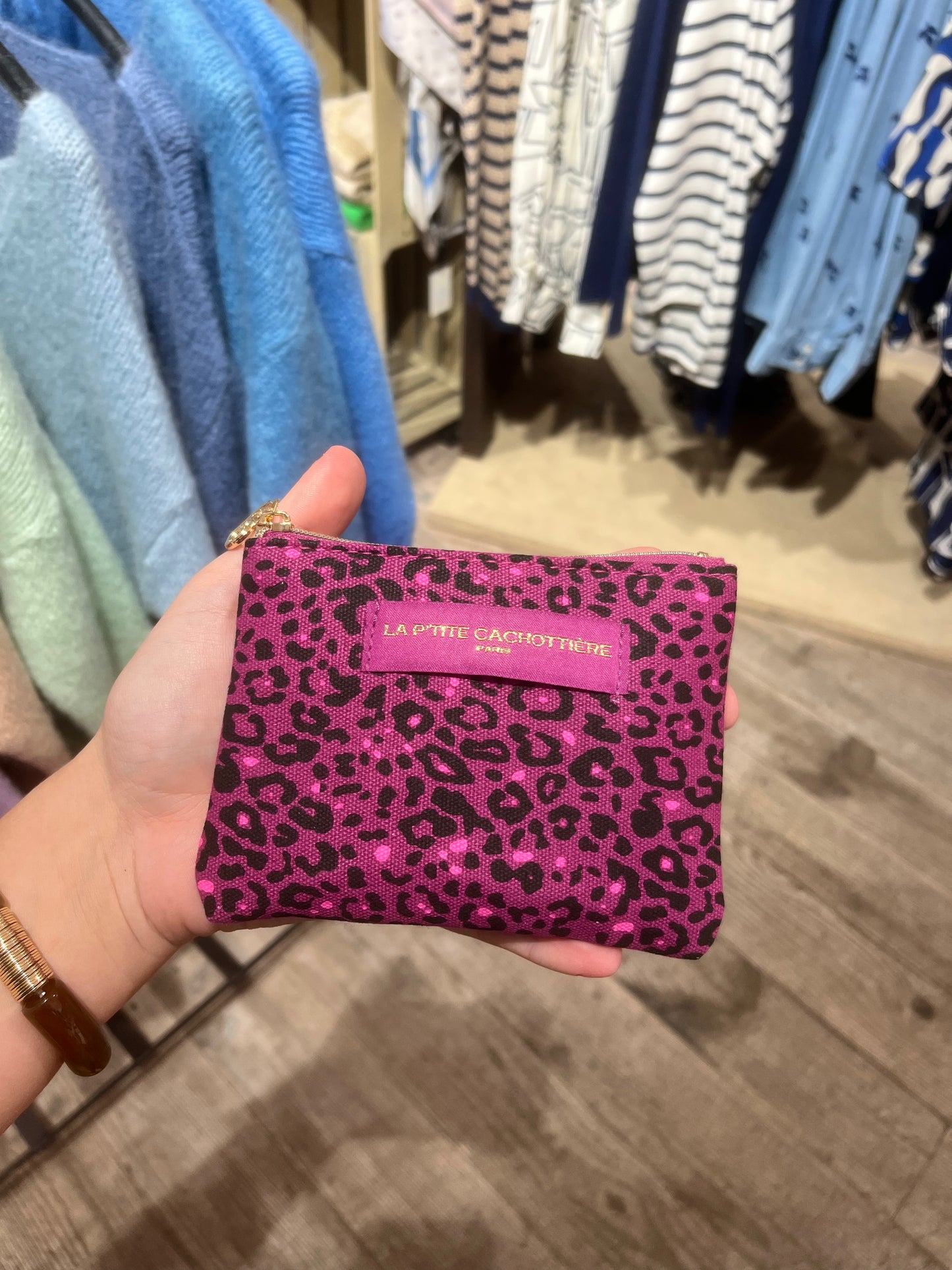 Porte monnaie Liberty Violet - La P'tite Cachottière