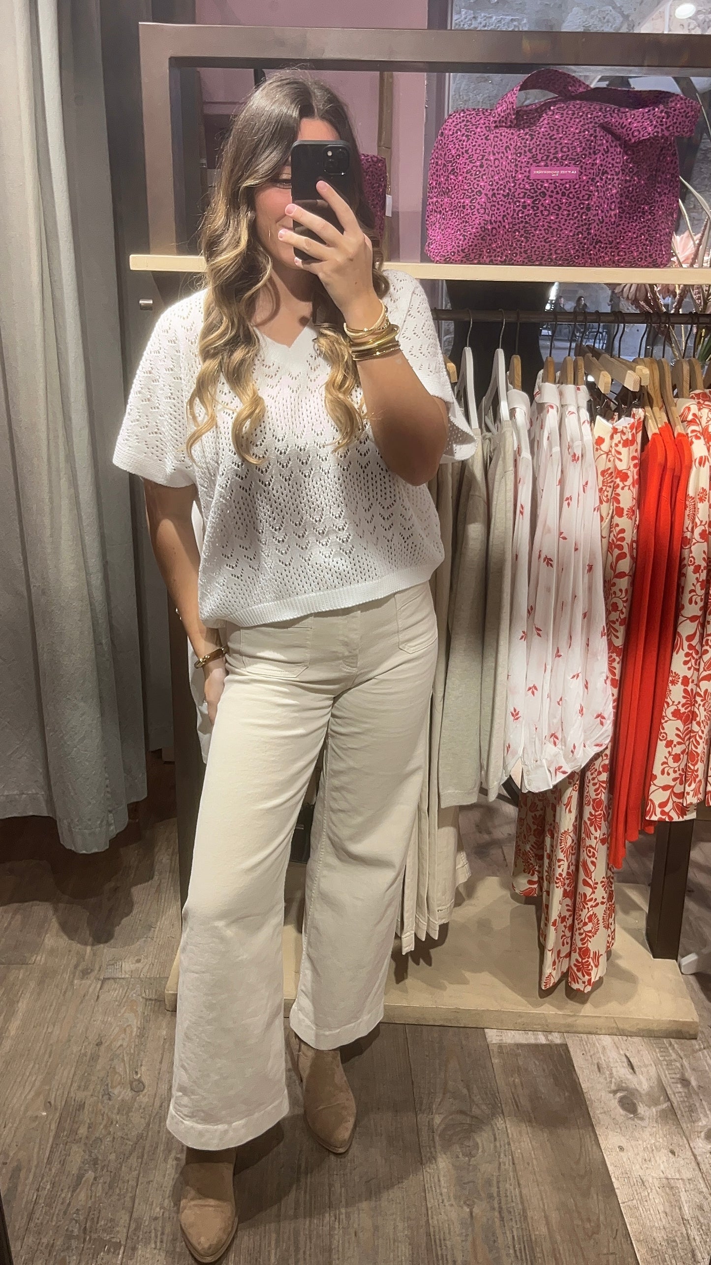 Pull SM Bymalie blanc