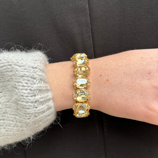 Bracelet Ellipse Golden - Opale Bijoux