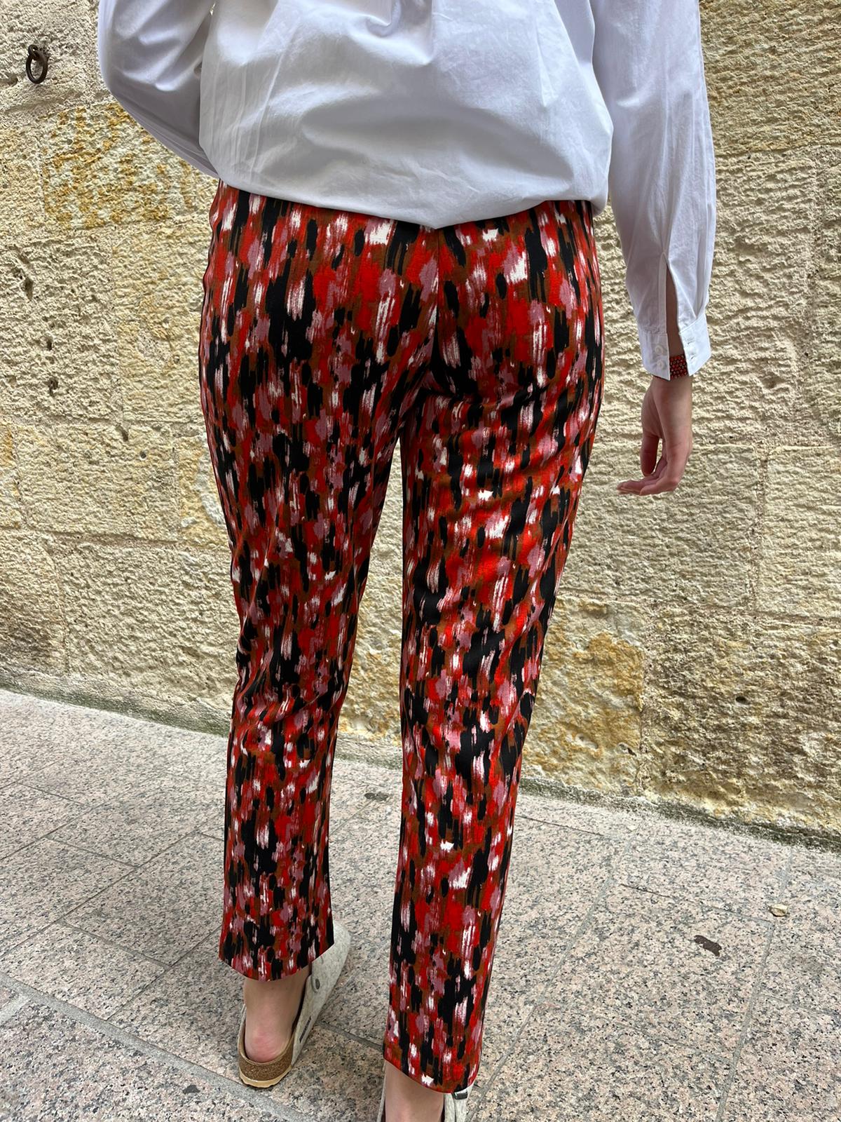 Pantalon Ihkate Print Sugar Almand - ICHI