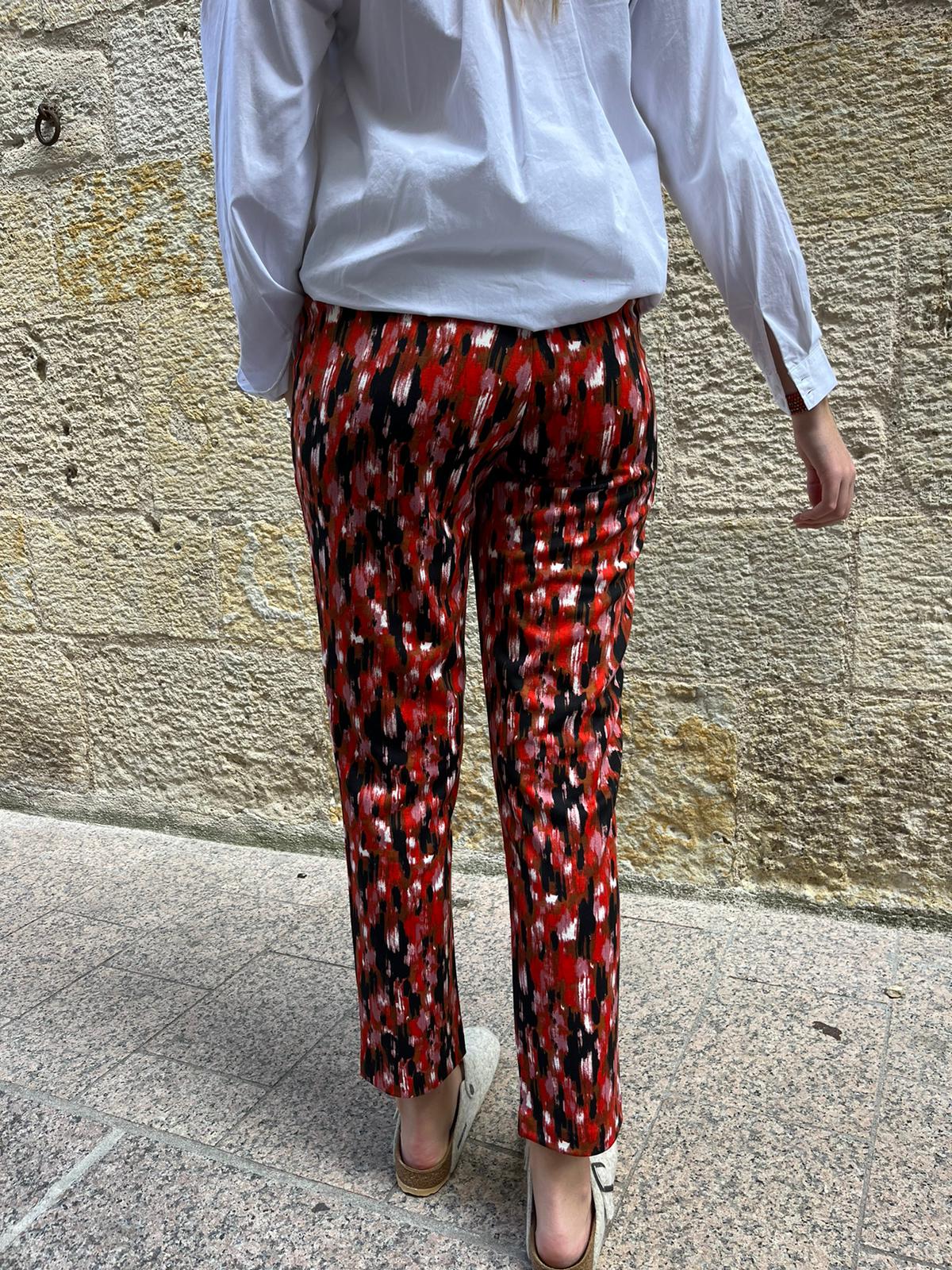 Pantalon Ihkate Print Sugar Almand - ICHI