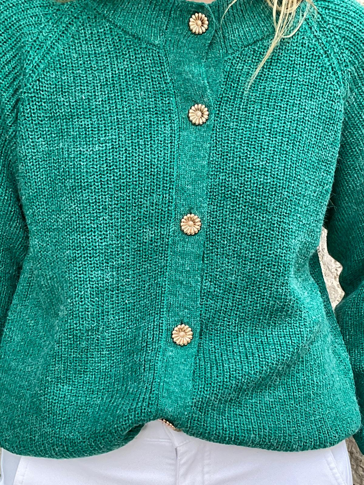 Cardigan 9 Ihnovo Vert - ICHI