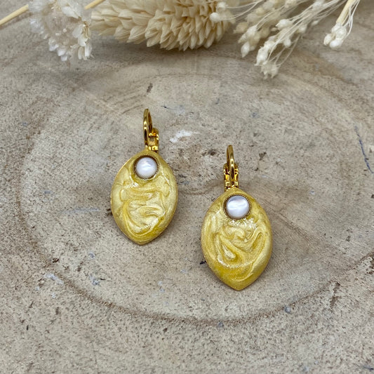 Boucles d'Oreilles Jaune - Statu Quo