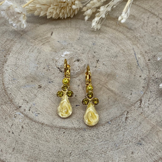 Boucles d'Oreilles Jaune - Statu Quo