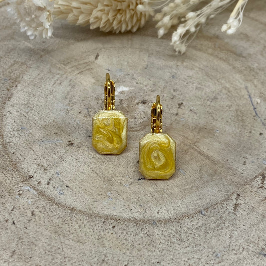 Boucles d'Oreilles Jaune - Statu Quo