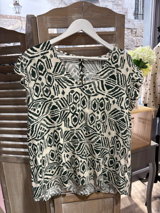 Top bymmjoella vneck frill