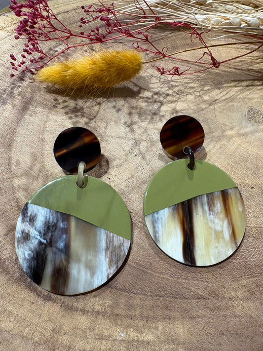 Boucle d'oreilles corne - Soyang