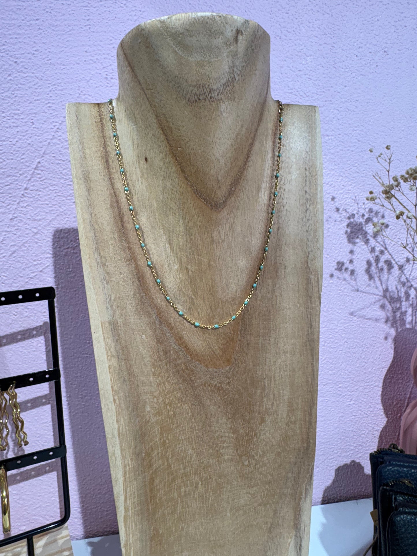 Collier Gigi Bleu clair