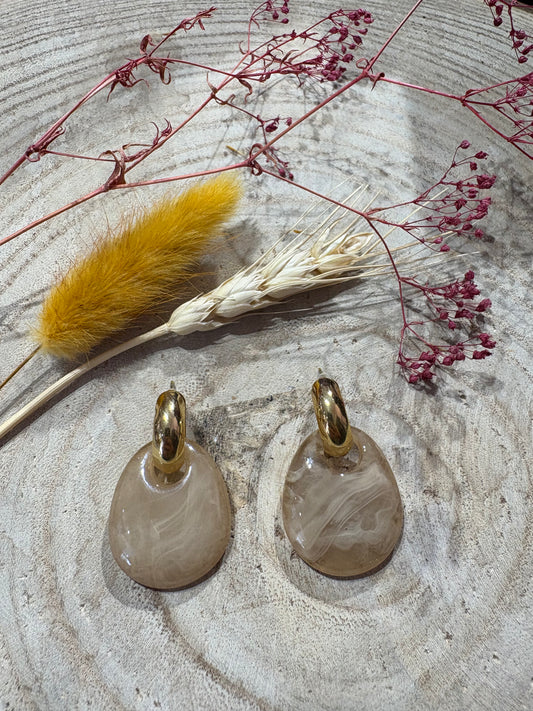 Boucles Alysha Beige