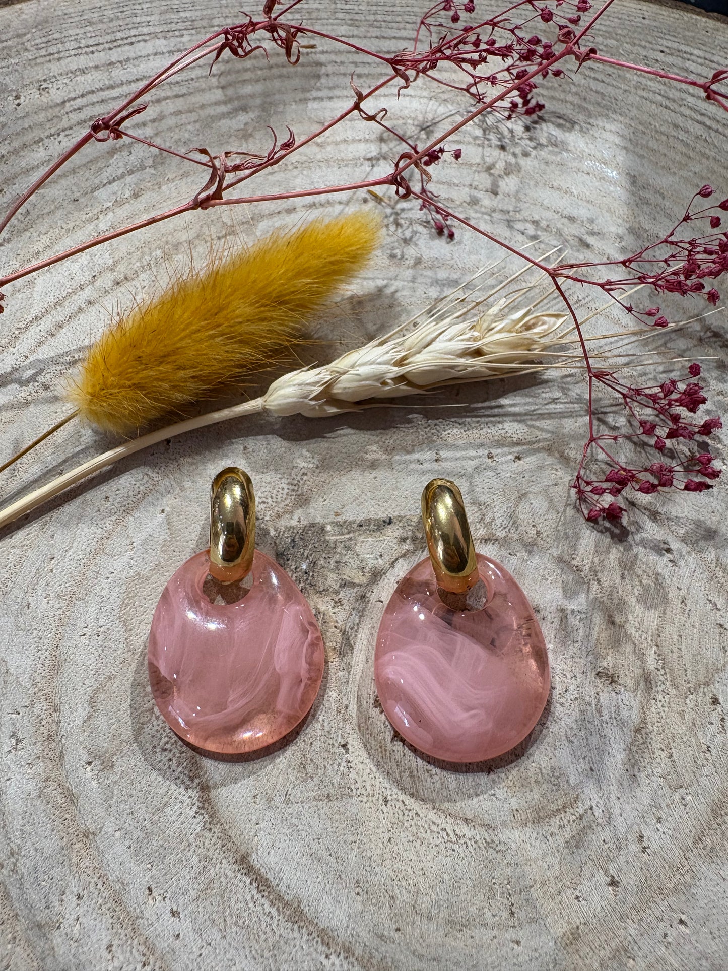 Boucles Alysha Rose pâle