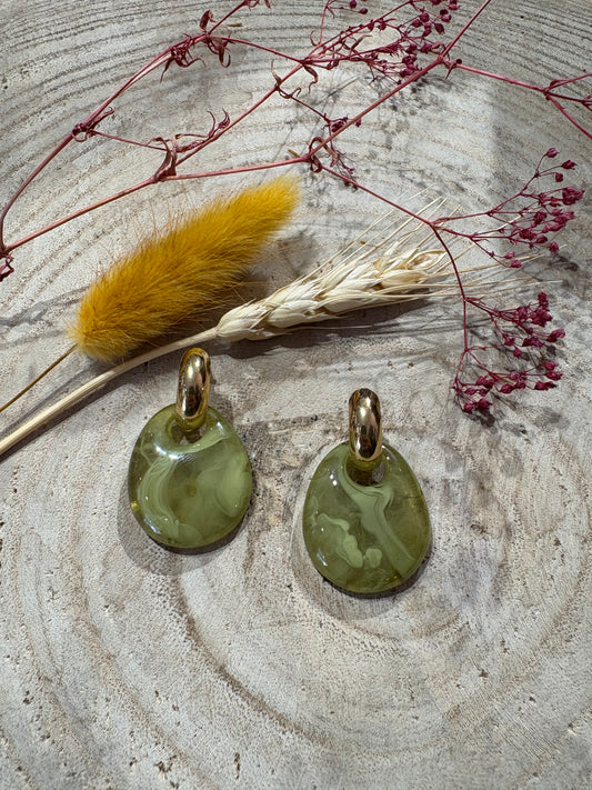 Boucles Alysha Vert