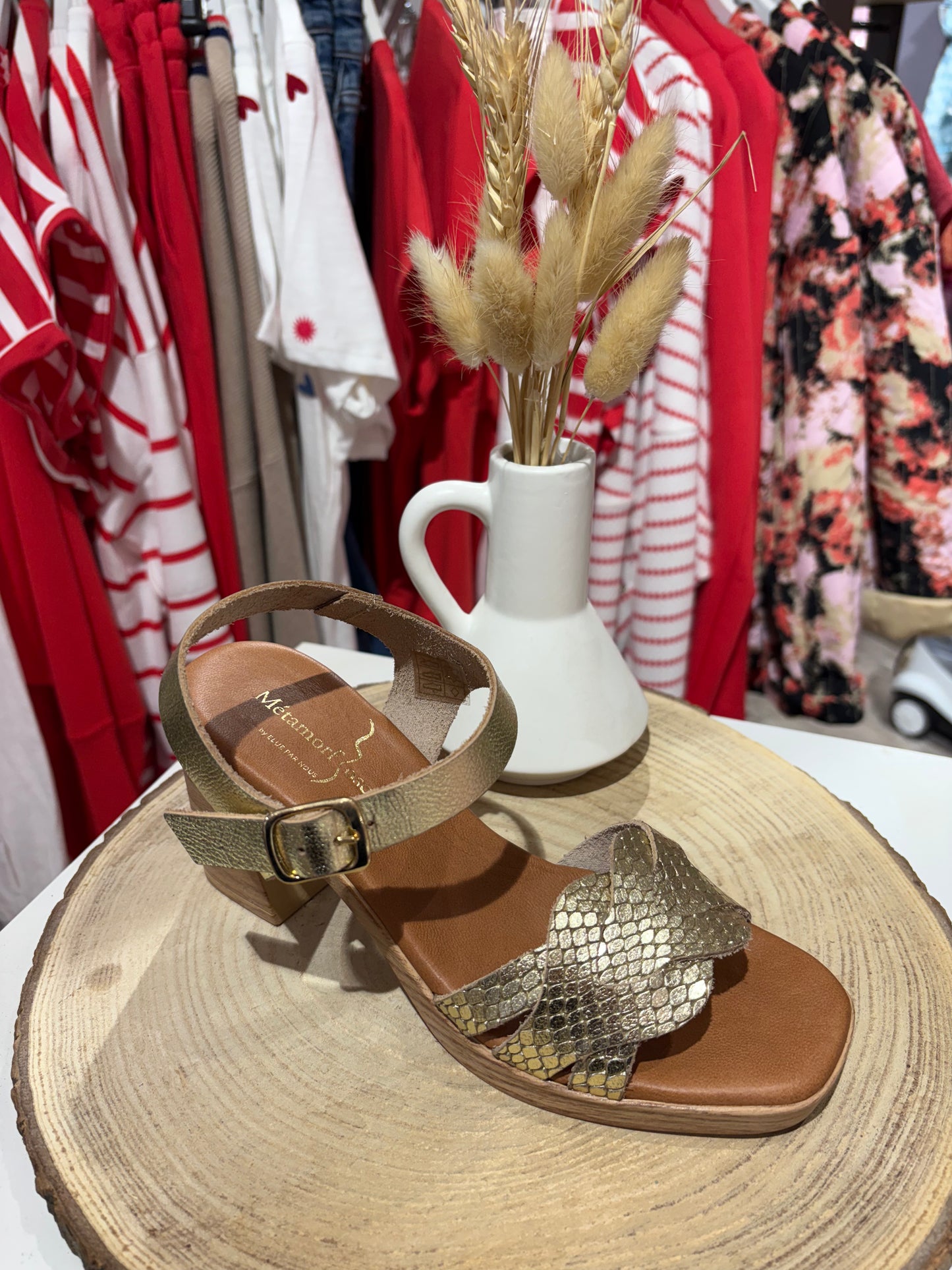 Chaussures radouci platine or - Elue par nous