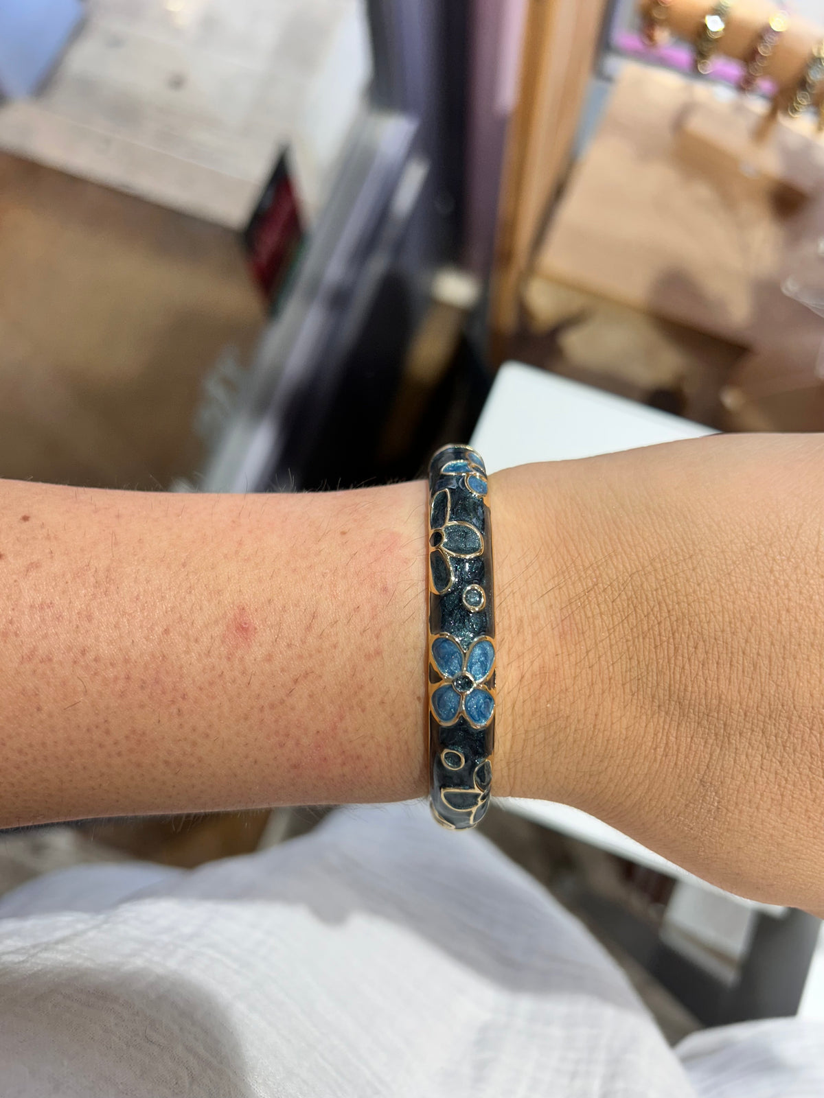 JONC BRUNE BLEU MARINE