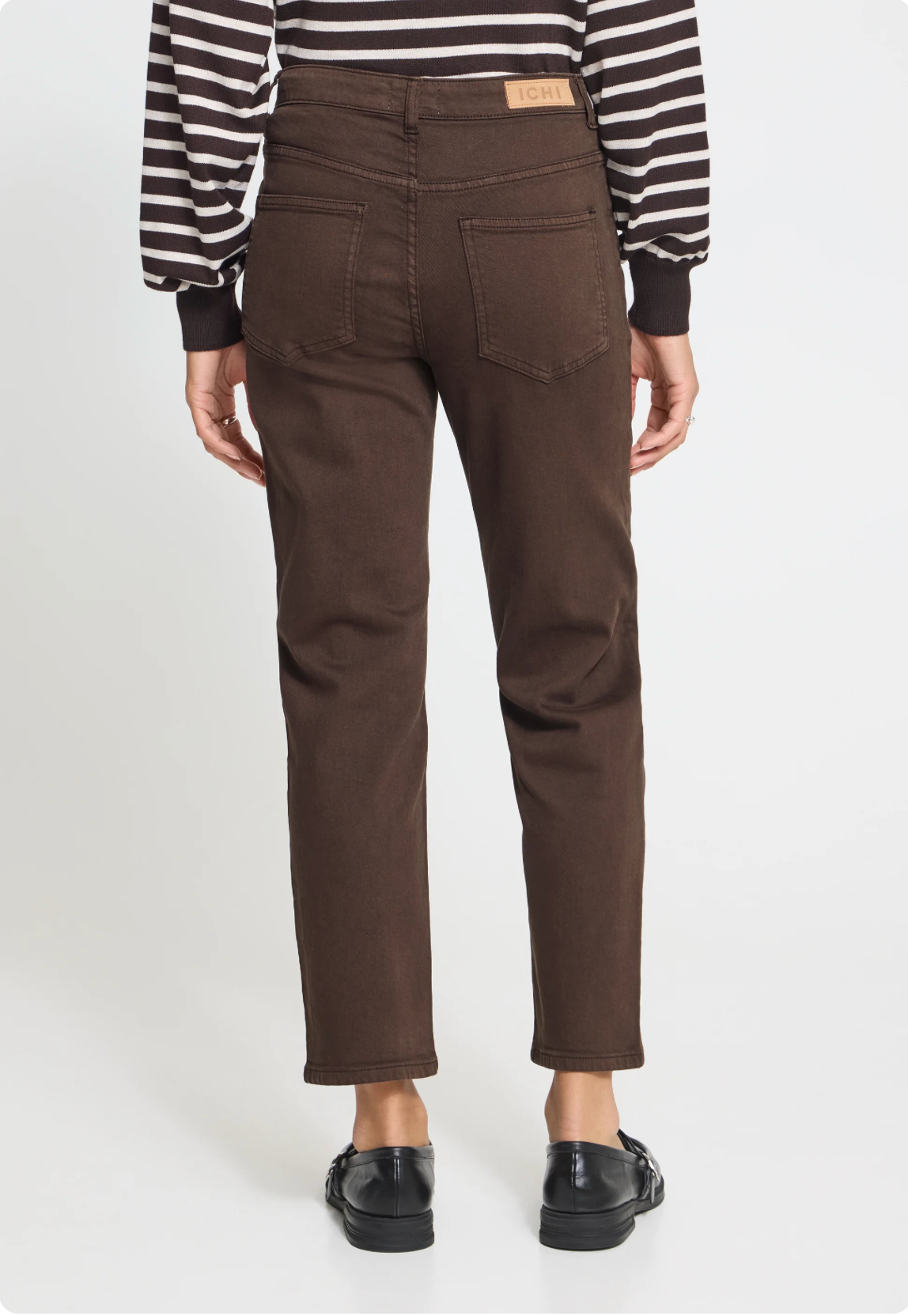 JEANS IHZIGGI MARRON RAVEN