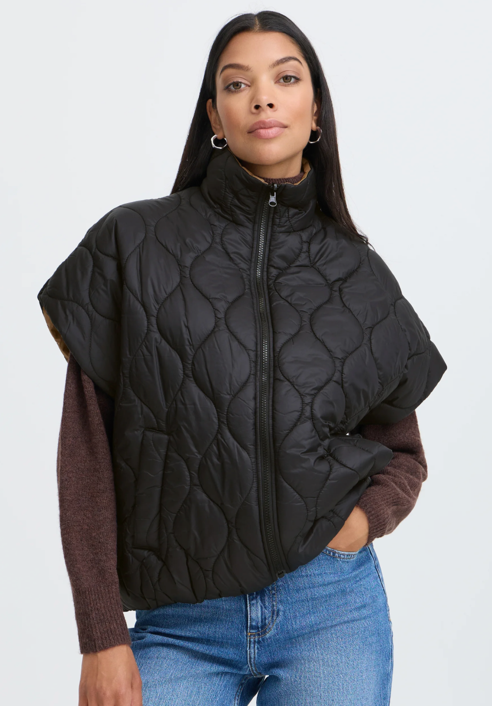 VESTE D'HIVER BYBERTA REV WAISTCOAT