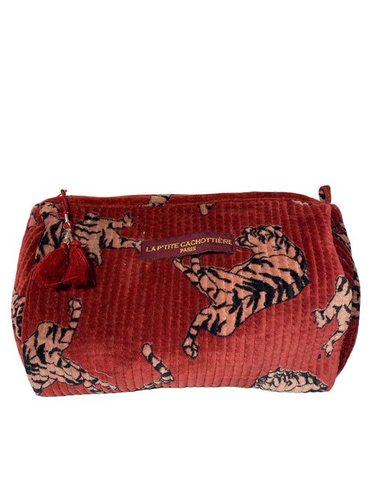 Trousse India Velours - Taille L - La P'tite Cachottière