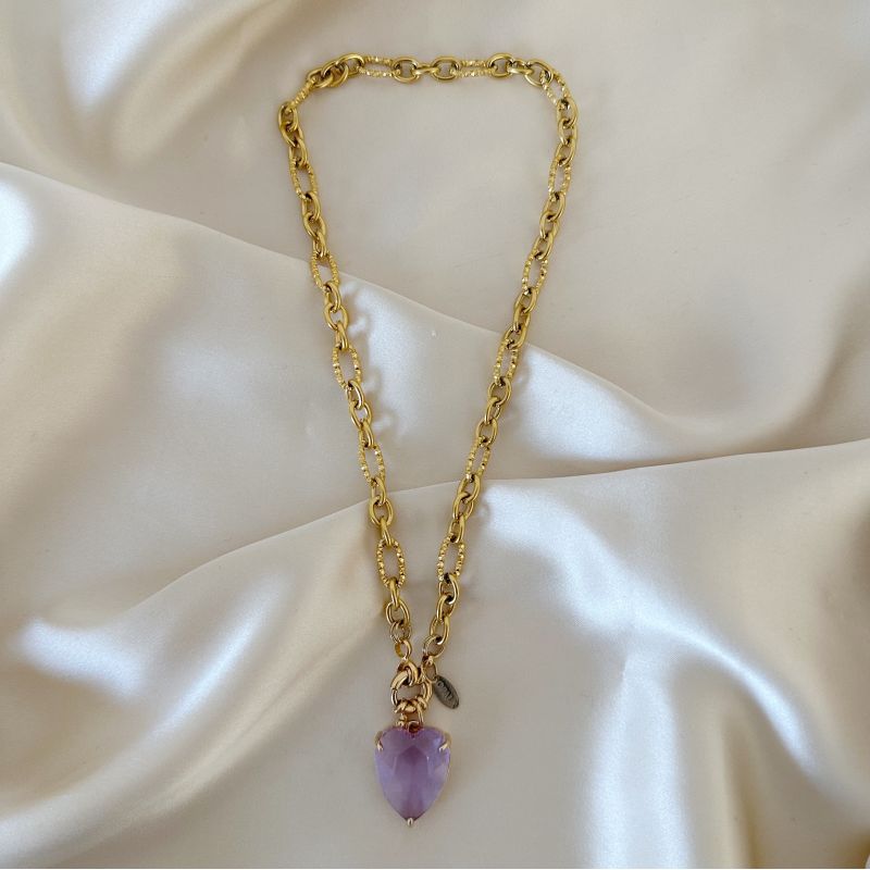 Collier Molly Violet - Opale Bijoux