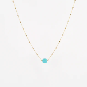 Collier Zag Pablo - Turquoise