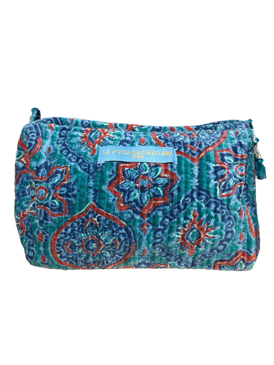 Trousse India Velours - Taille L - La P'tite Cachottière