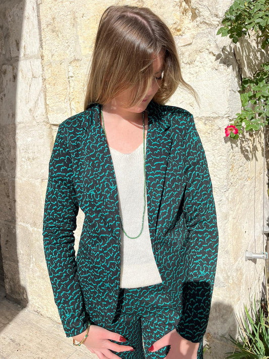 Blazer 3 Ihkate Jacquard Disty - Ichi