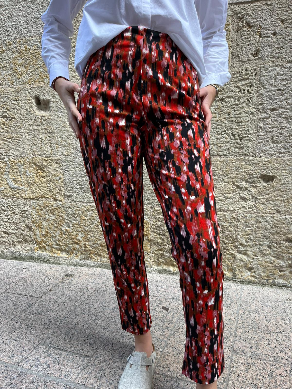 Pantalon Ihkate Print Sugar Almand - ICHI